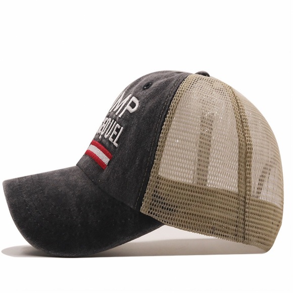 🇺🇸Trump 2024 The Sequel Unisex Embroidered Distressed Look Cool Mesh Hat! - Picture 2 of 4